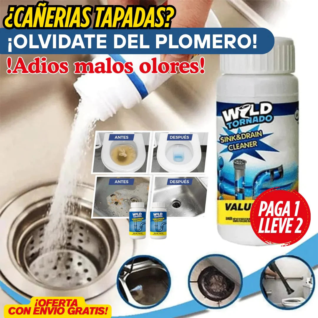 2x1 Destapa cañerías 250mL