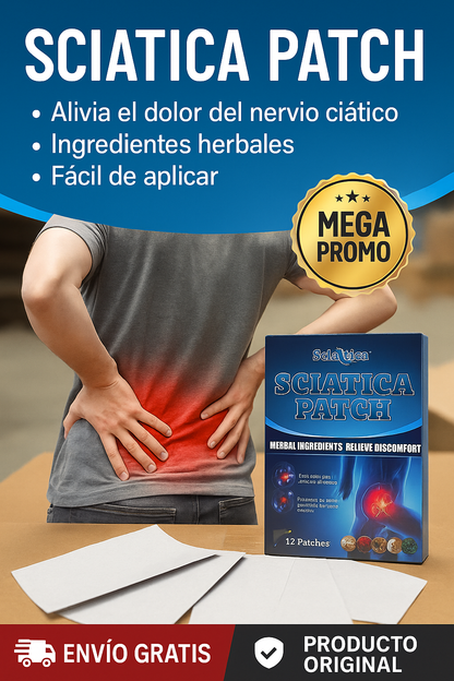 PARCHE PARA LA CIATICA ALIVIO RÁPIDO🥇